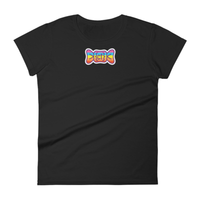 Women's black - bow tie