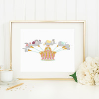 Dumbo's Flight 1 Print - Thumbnail 2