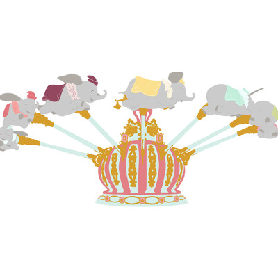 Dumbo's flight 1 print