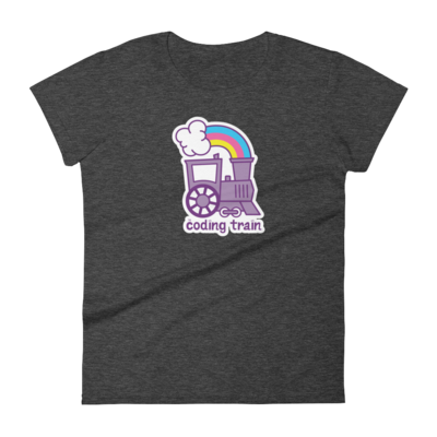 Women's Heather Dark Grey - Simple Train