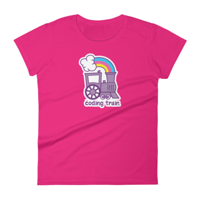 Women's Hot Pink - Simple Train