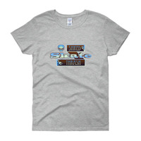 Women's Shred, Skate, Thrash T Shirt - Thumbnail 6