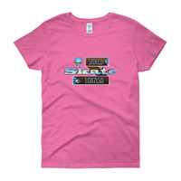 Women's Shred, Skate, Thrash T Shirt - Thumbnail 15