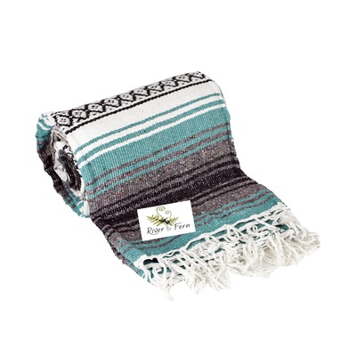 Teal Lake Side Blanket