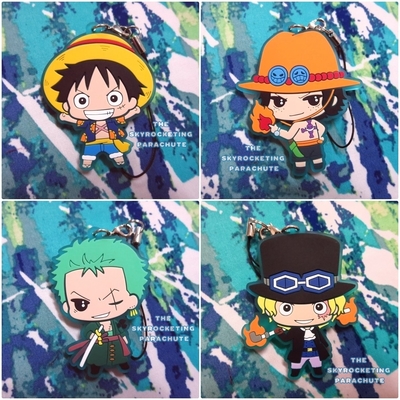 One Piece - Rubber Strap C1 - Roronoa Zoro / Chopper / Trafalgar Law / Sabo / Portgas D Ace / Sanji / Monkey D. Luffy - 