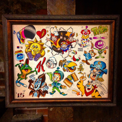 Cereal inspired 11 x 14" print 