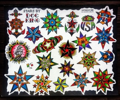 Star themed 11 x 14" print 