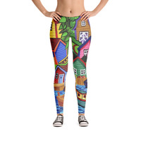 Reilly Fitzgerald Collection - 3 Boats and a Fishtable Leggings - from Michael David Art - Thumbnail 9