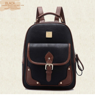 Magic union 20-35 l women mochila pu leather backpack/travel bag