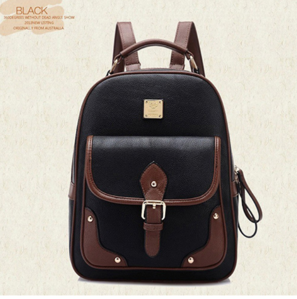 MAGIC UNION 20-35 L Women Mochila PU Leather Backpack/Travel Bag