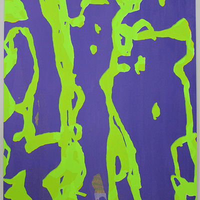 Purple fluorescent lime green cub run