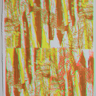 Fluorescent red green endless yellow grand