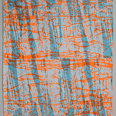 Fluorescent orange cub run blue grand