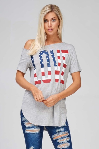 USA Graphic Top-TDE