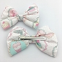 Pastel Ice Cream & Cupcakes Kawaii Printed Large Hair Bow -4