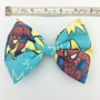 Spiderman Comic Book Large Hair Bow - Superhero Hair Clip-3