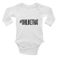 #OhiLikeThat Infant Long Sleeve Bodysuit - Thumbnail 4
