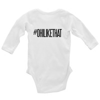 #OhiLikeThat Infant Long Sleeve Bodysuit - Thumbnail 5