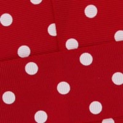 Red w/ white dots