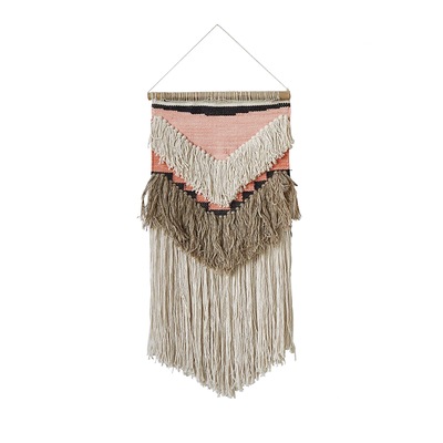 River and rain tasseled  hanging decor