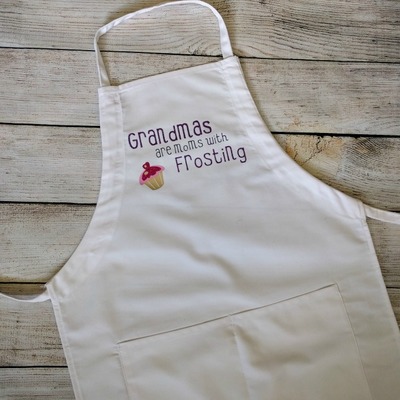 Grandmas are moms with frostings apron