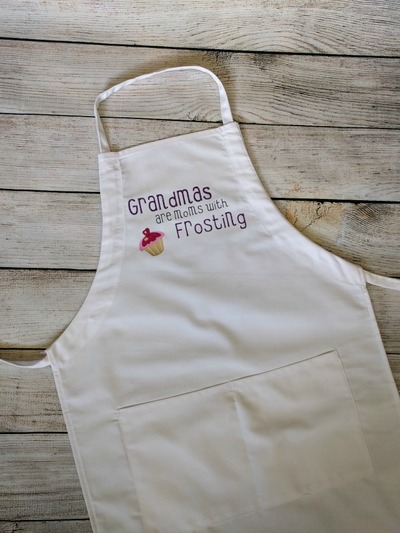 Grandmas Are Moms With Frostings Apron