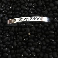 Persisterhood Hand Stamped Bracelet  - Thumbnail 3