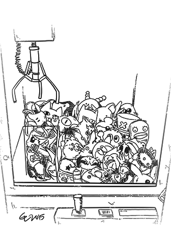 Anime Mascot Claw Machine