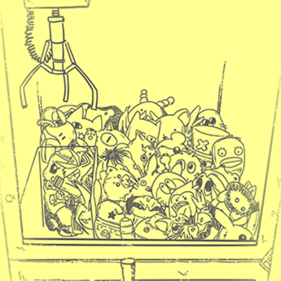 Anime mascot claw machine