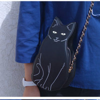 Cat shaped shoulder bag - Thumbnail 2