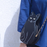 Cat shaped shoulder bag - Thumbnail 1