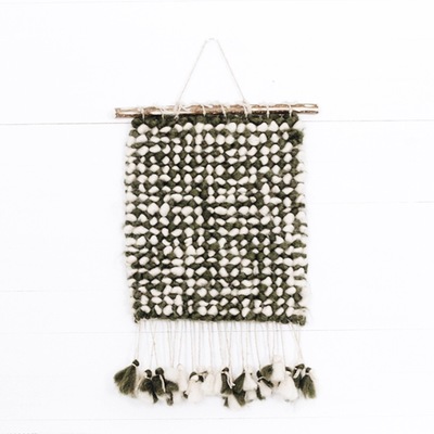 Forest pine tasseled  hanging decor