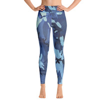 Michael David Collection - In November Rain Camo Yoga Pants