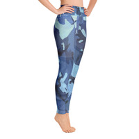 Michael David Collection - In November Rain Camo Yoga Pants - Thumbnail 1