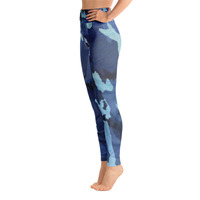 Michael David Collection - In November Rain Camo Yoga Pants - Thumbnail 2