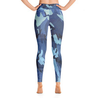 Michael David Collection - In November Rain Camo Yoga Pants - Thumbnail 3