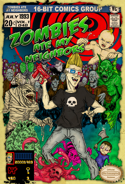 Zombies Ate My Neighbors 13x19 Print
