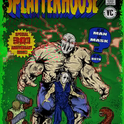Can you survive... splatterhouse  13x19 print