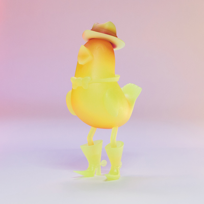 The stalker pollo 'thermal yellow/red'