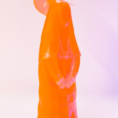 Inuit goddess 'flame orange'