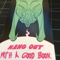 "Hang Out Bat" Bookmark ( 2- pack for $3 ) - Thumbnail 4