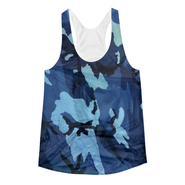 Michael David Camo Collection - In November Rain Racer T - from Michael David Art