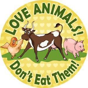 Love Animals Magnet - Lg Circle