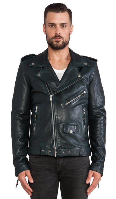 New Handmade Black Brando Fashion Biker Leather Jacket