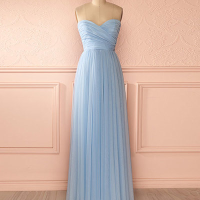 Sweetheart neck long chiffon prom dresses  - Thumbnail 5