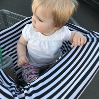 Multifunctional nursing scarf & shopping cart cover.  - Thumbnail 1