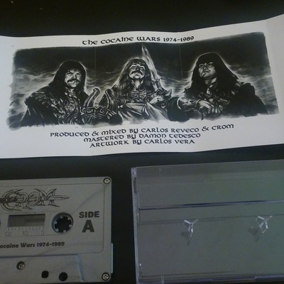 Crom "the cocaine wars 1974 - 1989" cassette tape