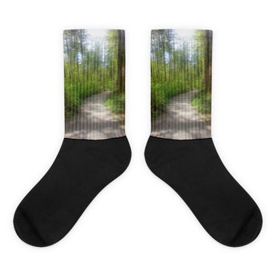 Tree street- tall trees collection black foot socks - from michael david - Thumbnail 3