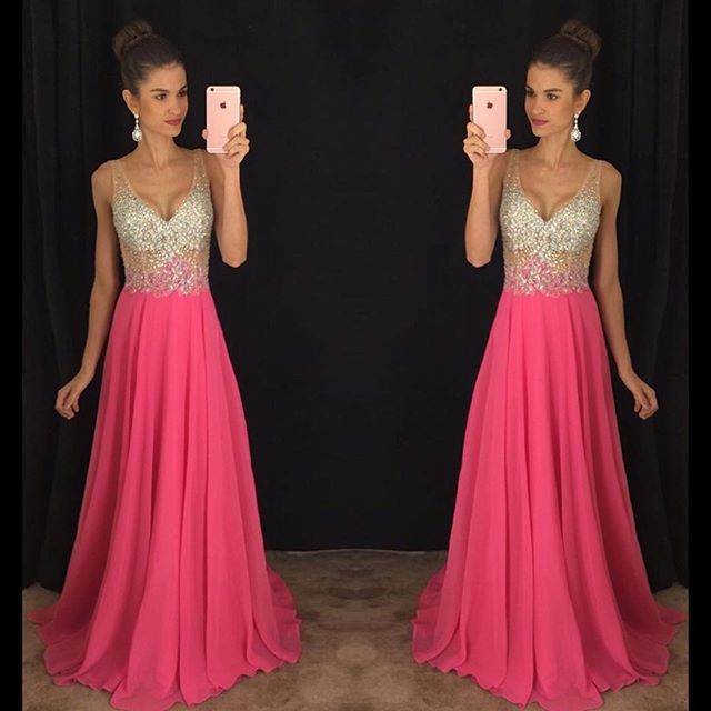Customer Favorite Hot Pink Prom Dress 
