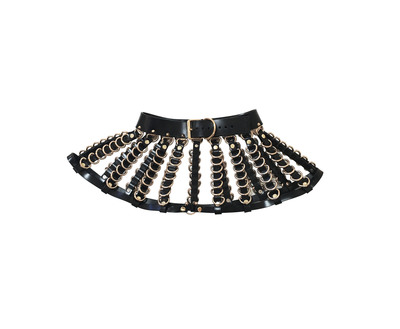 Jennette Skirt ( Black + Gold )